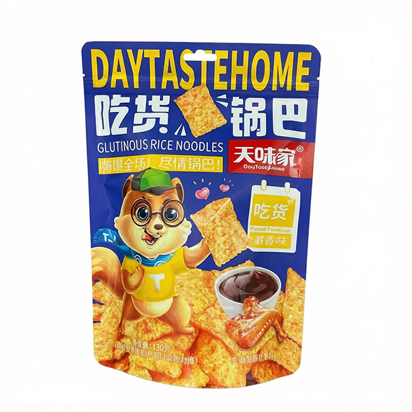 Cartoon IP Stand-up Zipper Aluminum-coated Pouch for Puffed Snacks